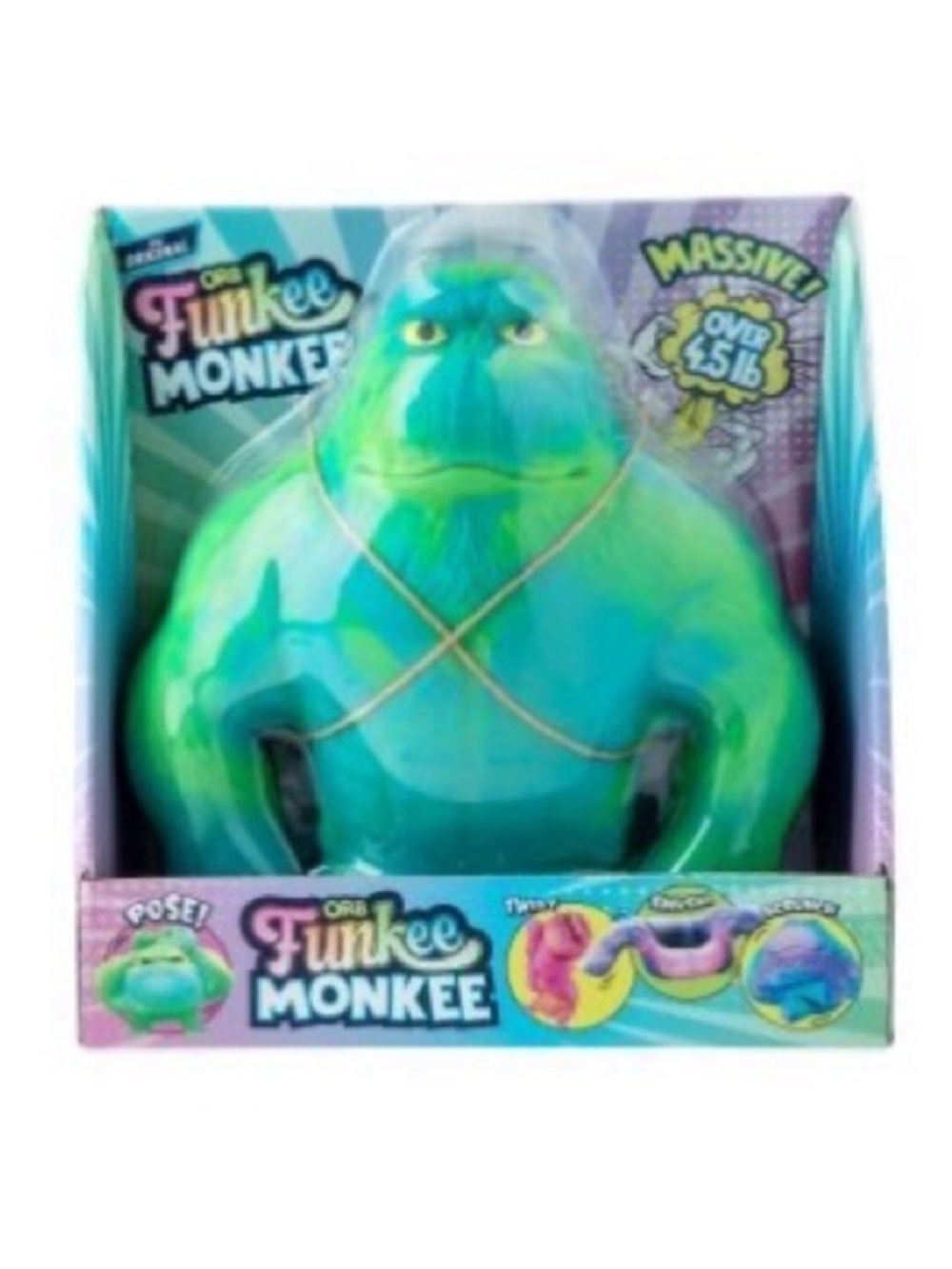 MEGA ORB Funkee Monkee Monkey Squishy Toy XL GORILLA
